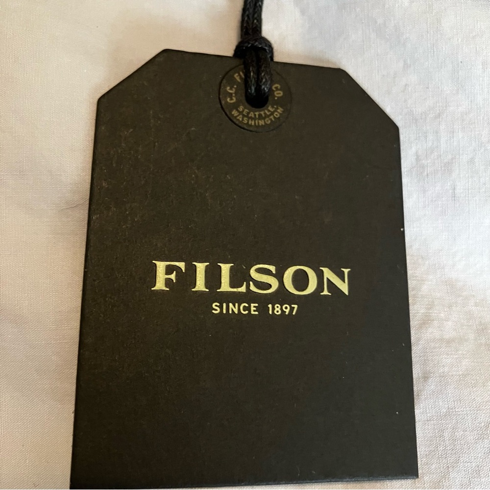 Filson Neon Yellow Waterproof Duffel with Black Straps - Picture 3 of 13